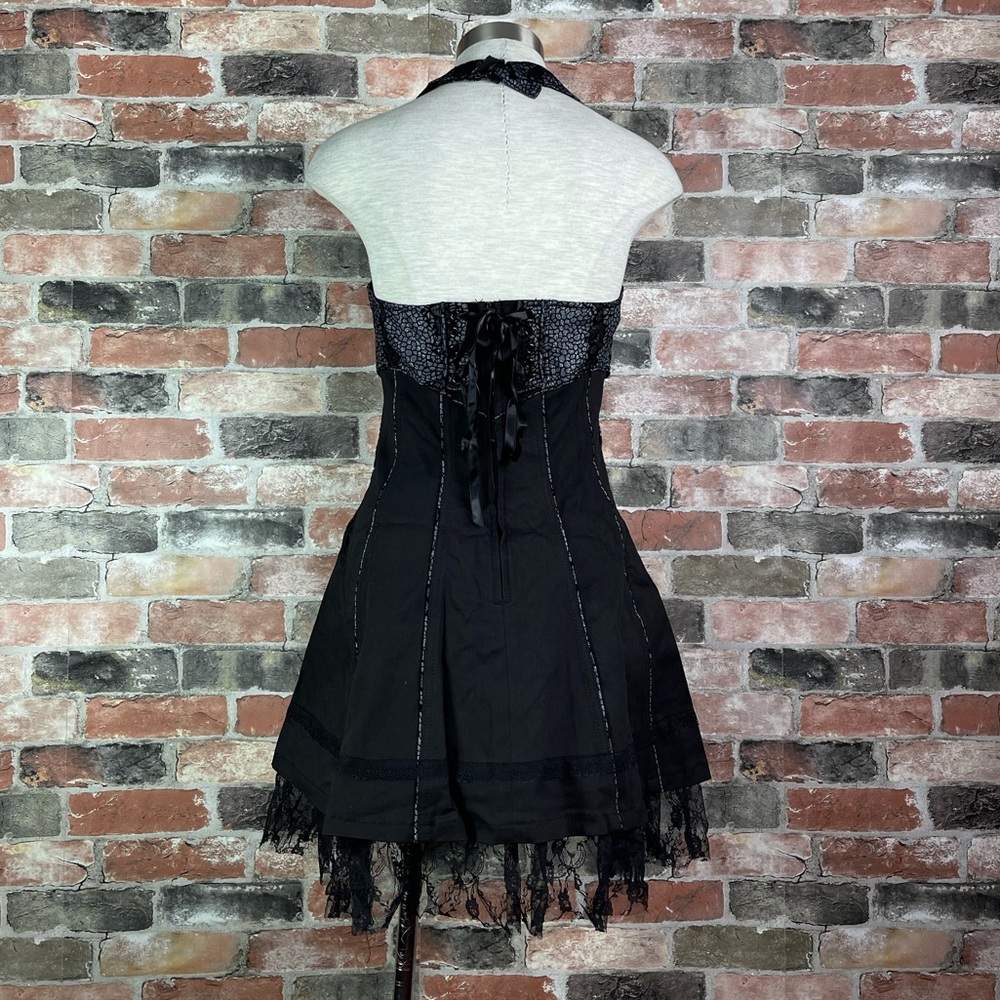 Tripp NYC Fleetwood Corset Gothic Halter Mini Dress - Picture 4 of 8